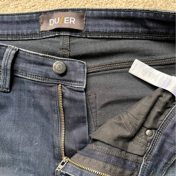 Mens DUER Slim Fit Denim Jeans 33x34 Dark Wash - Picture 4 of 11